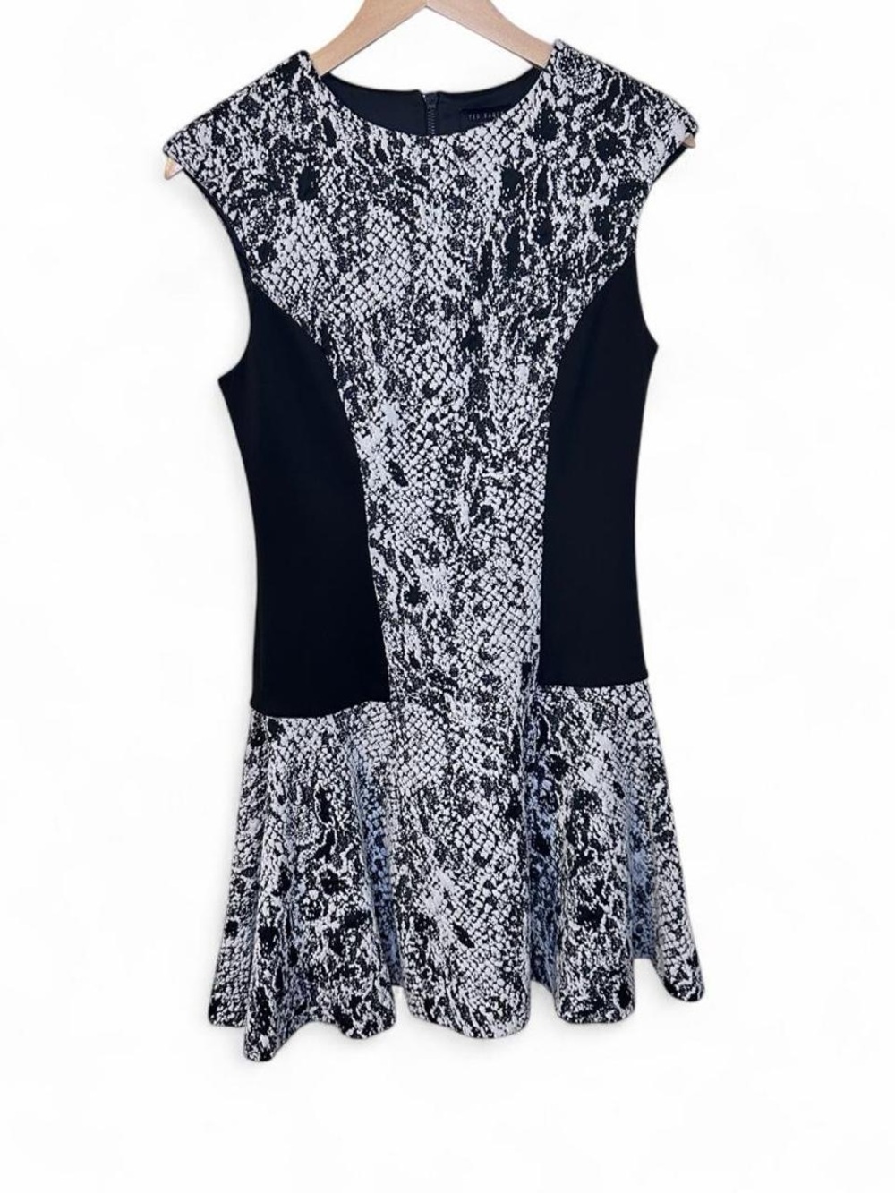 Ted Baker Snake Print Skater Cocktail Dress